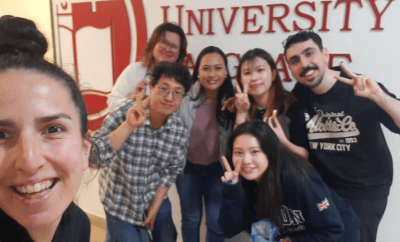 参加している他の学生との交流も楽しめます